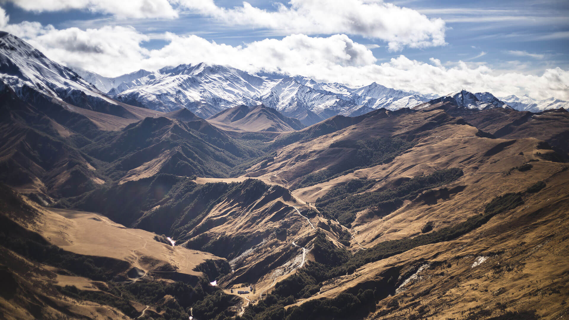 The Wool Journey Farm New Zealand picture mountains